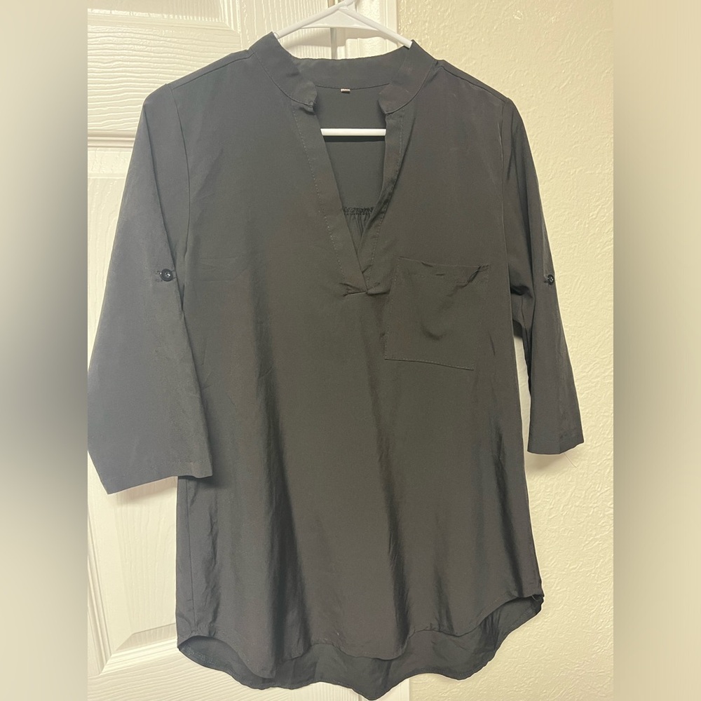 Black dress shirt